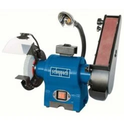 LEVIGATRICE SMERIGLIATRICE COMBINATA DA BANCO A NASTRO E MOLA SCHEPPACH BGS700