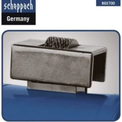 LEVIGATRICE SMERIGLIATRICE COMBINATA DA BANCO A NASTRO E MOLA SCHEPPACH BGS700 -Scheppach 13739353 5