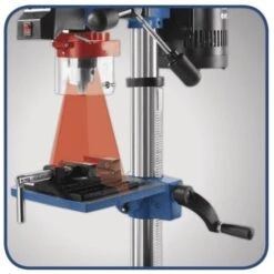 TRAPANO A COLONNA DA BANCO CON LASER 550 W SCHEPPACH DP16SL -Scheppach 13739358 4