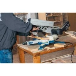 TRONCATRICE LEGNO SEGA CIRCOLARE CON PIANETTO LAMA 254 MM 1800W SCHEPPACH HM100T -Scheppach 13739364 4