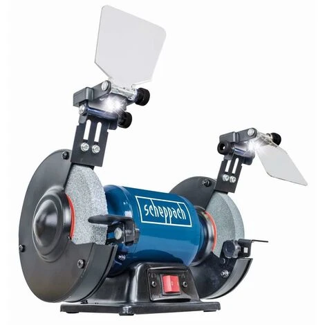 SMERIGLIATRICE DA BANCO 6 ø150 DOPPIA MOLA SCHEPPACH SM150L LUCE LED 400W 4 SMERIGLIATRICE DA BANCO 6 ø150 DOPPIA MOLA SCHEPPACH SM150L LUCE LED 400W - immagine 2