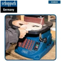 LEVIGATRICE A MANDRINO OSCILLANTE E A NASTRO 450W SCHEPPACH OSM600 9 LEVIGATRICE A MANDRINO OSCILLANTE E A NASTRO 450W SCHEPPACH OSM600 -Scheppach 13739394 4