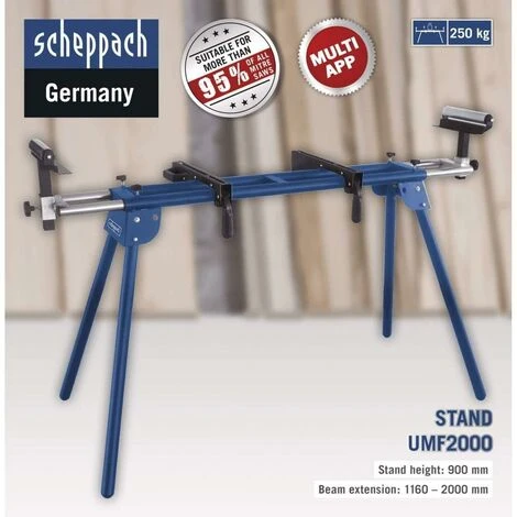 CAVALLETTO DI SUPPORTO UNIVERSALE PER TRONCATRICI ESTENSIONI SCHEPPACH UMF2000 4 CAVALLETTO DI SUPPORTO UNIVERSALE PER TRONCATRICI ESTENSIONI SCHEPPACH UMF2000 - immagine 2