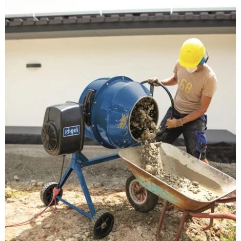 BETONIERA ELETTRICA 160L 650W SCHEPPACH MIX160 IMPASTATRICE MISCELATORE CEMENTO 7 BETONIERA ELETTRICA 160L 650W SCHEPPACH MIX160 IMPASTATRICE MISCELATORE CEMENTO - immagine 5
