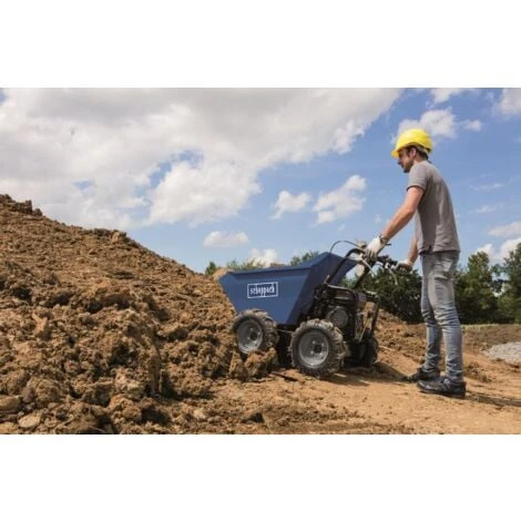 MOTOCARRIOLA A RUOTE 4X4 A BENZINA 196CC 300KG SCHEPPACH DUMPER DP3000 4 MOTOCARRIOLA A RUOTE 4X4 A BENZINA 196CC 300KG SCHEPPACH DUMPER DP3000 - immagine 2