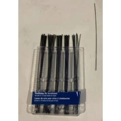 KIT 60 LAME PER TRAFORO OSCILLANTE LEGNO SCHEPPACH SEGHETTO SENZA PERNO -Scheppach 13739517 3