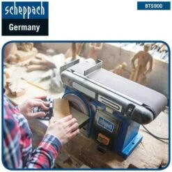 LEVIGATRICE COMBINATA DA BANCO A NASTRO 100MM PIU' DISCO 150MM SCHEPPACH BTS900 -Scheppach 13739574 5