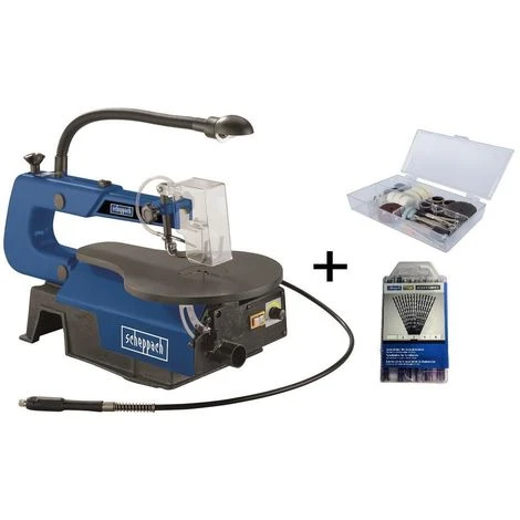 TRAFORO OSCILLANTE SCHEPPACH DECO-FLEX SEGHETTO LEGNO +KIT 60 LAME +TOOL-KIT 180 3 TRAFORO OSCILLANTE SCHEPPACH DECO-FLEX SEGHETTO LEGNO +KIT 60 LAME +TOOL-KIT 180