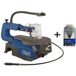 TRAFORO OSCILLANTE SCHEPPACH DECO-FLEX SEGHETTO LEGNO + KIT 60 LAME