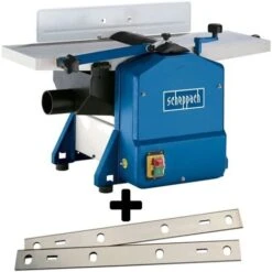 PIALLA DA BANCO FILO SPESSORE 204mm SCHEPPACH HMS850 + LAME COLTELLI DI RICAMBIO