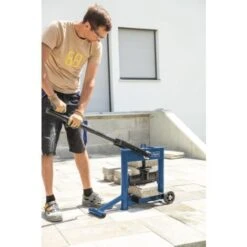 TRANCIA TAGLIA BLOCCHI PIETRA MANUALE 33 CM SPESSORE 14 CM SCHEPPACH HSC130 -Scheppach 14119267 4
