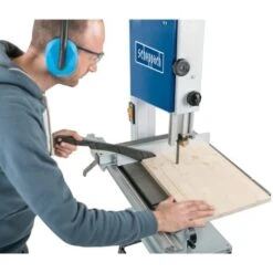 SEGA A NASTRO DA BANCO X LEGNO 350W GONIOMETRO E 3 LAME INCLUSE SCHEPPACH HBS30 -Scheppach 15486618 5