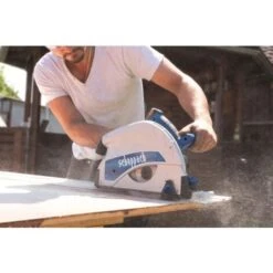 SEGA CIRCOLARE A IMMERSIONE 210MM SCHEPPACH PL75 BARRA GUIDA 1400MM E ACCESSORI -Scheppach 17180874 4