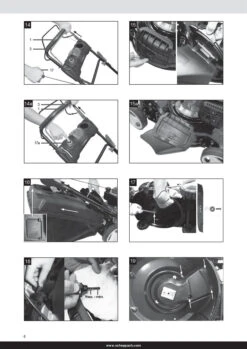 SCHEPPACH Ms173-51e Rasaerba A Scoppio Semovente Avviamento Elettrico 173cc 51cm -Scheppach 1manuale d uso rasaerba a scoppio semovente avviamento elettrico 173 cc 51 cm scheppach ms173 51e