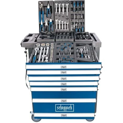 CARRELLO CASSETTIERA CON UTENSILI ATTREZZI OFFICINA 70 PZ SCHEPPACH TW1100 7 CARRELLO CASSETTIERA CON UTENSILI ATTREZZI OFFICINA 70 PZ SCHEPPACH TW1100 - immagine 5