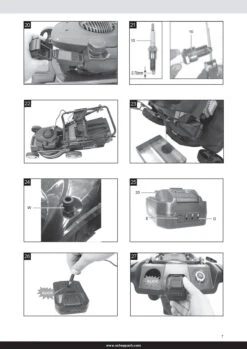 SCHEPPACH Ms173-51e Rasaerba A Scoppio Semovente Avviamento Elettrico 173cc 51cm -Scheppach 2manuale d uso rasaerba a scoppio semovente avviamento elettrico 173 cc 51 cm scheppach ms173 51e