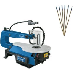 Pack SCHEPPACH Sega Da Traforo 405 Mm - 120W - SD1600V - Set Di 6 Lame - 25 Denti