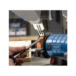 SMERIGLIATRICE MOLA DA BANCO LUCIDATRICE FLESSIBILE SCHEPPACH HG35 + KIT FRESE -Scheppach 51166819 4