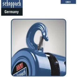 PARANCO MANUALE A CATENA ALZATA METRI 3 SOLLEVAMENTO 1000 KG SCHEPPACH CB01 -Scheppach 63858962 3