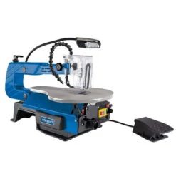 Scheppach DECO-XLS - Traforo Elettrico Per Legno Con Pedale Di Controllo