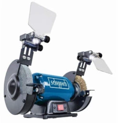 SCHEPPACH Sm150lb Luce Led Smerigliatrice Da Banco Mola E Spazzola Da 6" ø 150MM 400w 220V