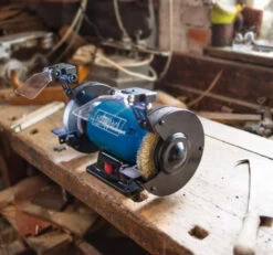 SCHEPPACH Sm150lb Luce Led Smerigliatrice Da Banco Mola E Spazzola Da 6" ø 150MM 400w 220V -Scheppach immagine 2023 08 02 111830