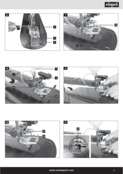 Scheppach DECO MAX Sega A Traforo Con Pedale E Piano Inclinabile -Scheppach manuale d uso traforo oscillante seghetto legno con piano inclinabile scheppach deco max