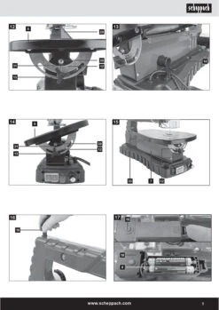 Scheppach DECO SWITCH Sega Da Traforo Con Pedale 23 Scheppach DECO SWITCH Sega Da Traforo Con Pedale -Scheppach manuale d usotraforo oscillante con piano inclinabile scheppach deco switch