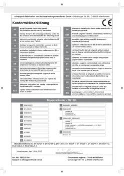 SCHEPPACH Sm150l Con Luce Led Smerigliatrice Da Banco Doppia Mola Da 6" ø 150 400w 220v -Scheppach manuale d uso 79 3