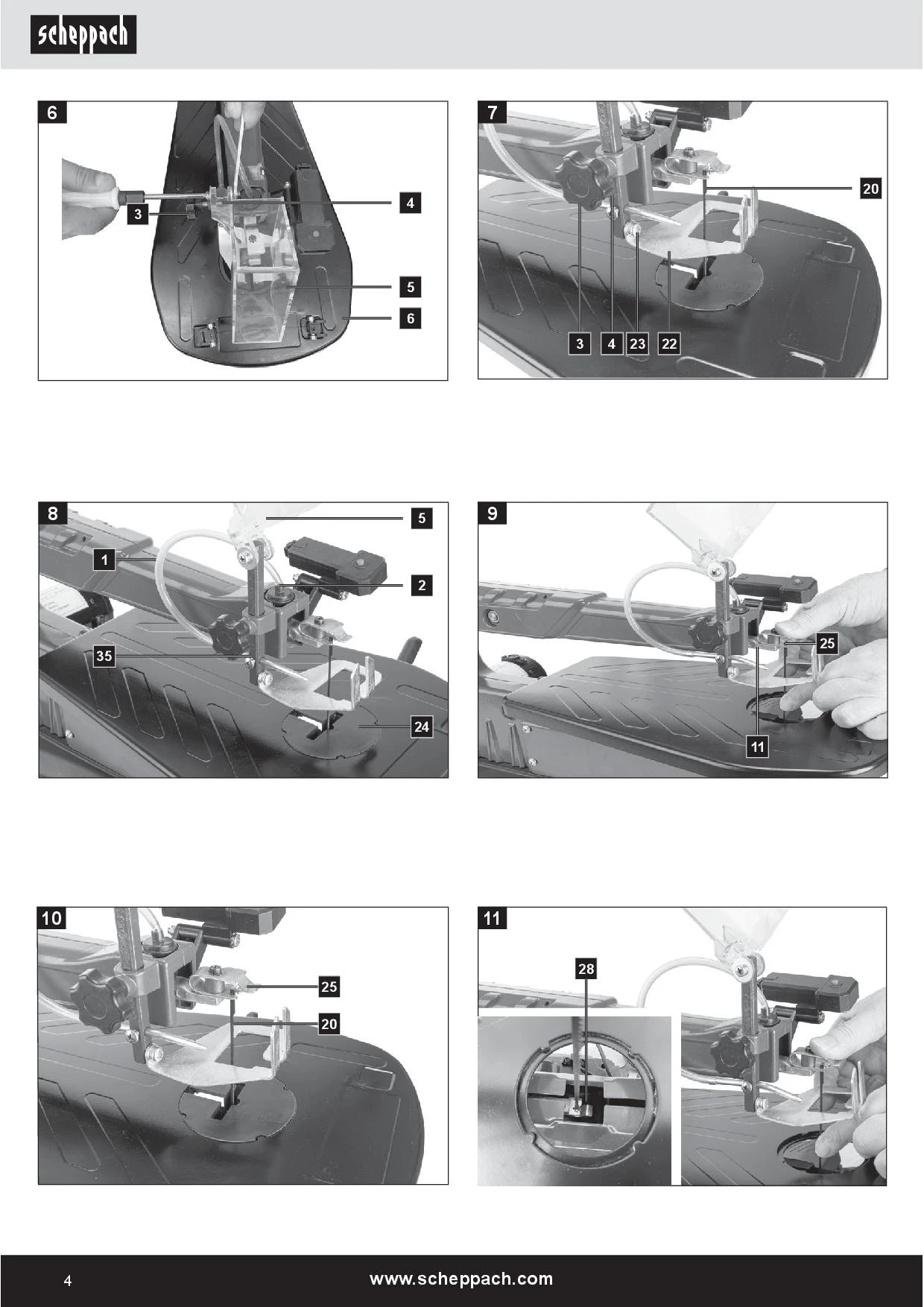 Scheppach DECO SWITCH Sega Da Traforo Con Pedale 11 Scheppach DECO SWITCH Sega Da Traforo Con Pedale - immagine 9