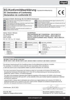 Scheppach DECO SWITCH Sega Da Traforo Con Pedale 25 Scheppach DECO SWITCH Sega Da Traforo Con Pedale -Scheppach manualetraforo oscillante con piano inclinabile scheppach deco switch