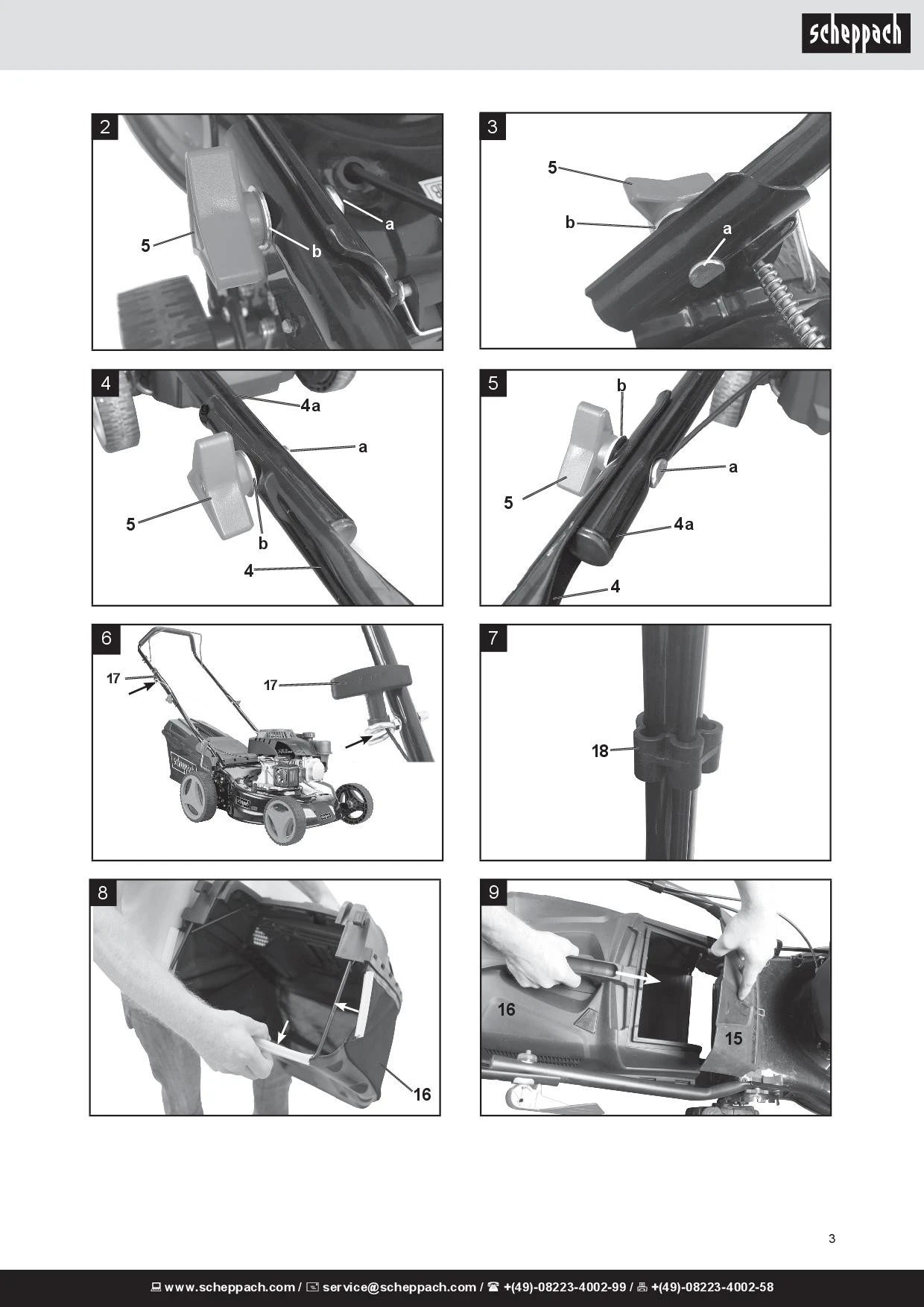 Scheppach Mp132-42 Rasaerba Tagliaerba A Scoppio A Spinta 3in1 132cc Taglio 42cm, Scocca In Metallo 13 Scheppach Mp132-42 Rasaerba Tagliaerba A Scoppio A Spinta 3in1 132cc Taglio 42cm, Scocca In Metallo - immagine 11