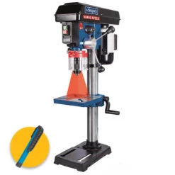 Scheppach DP19VARIO - Trapano A Colonna Con Regolazione Di Velocità E Laser