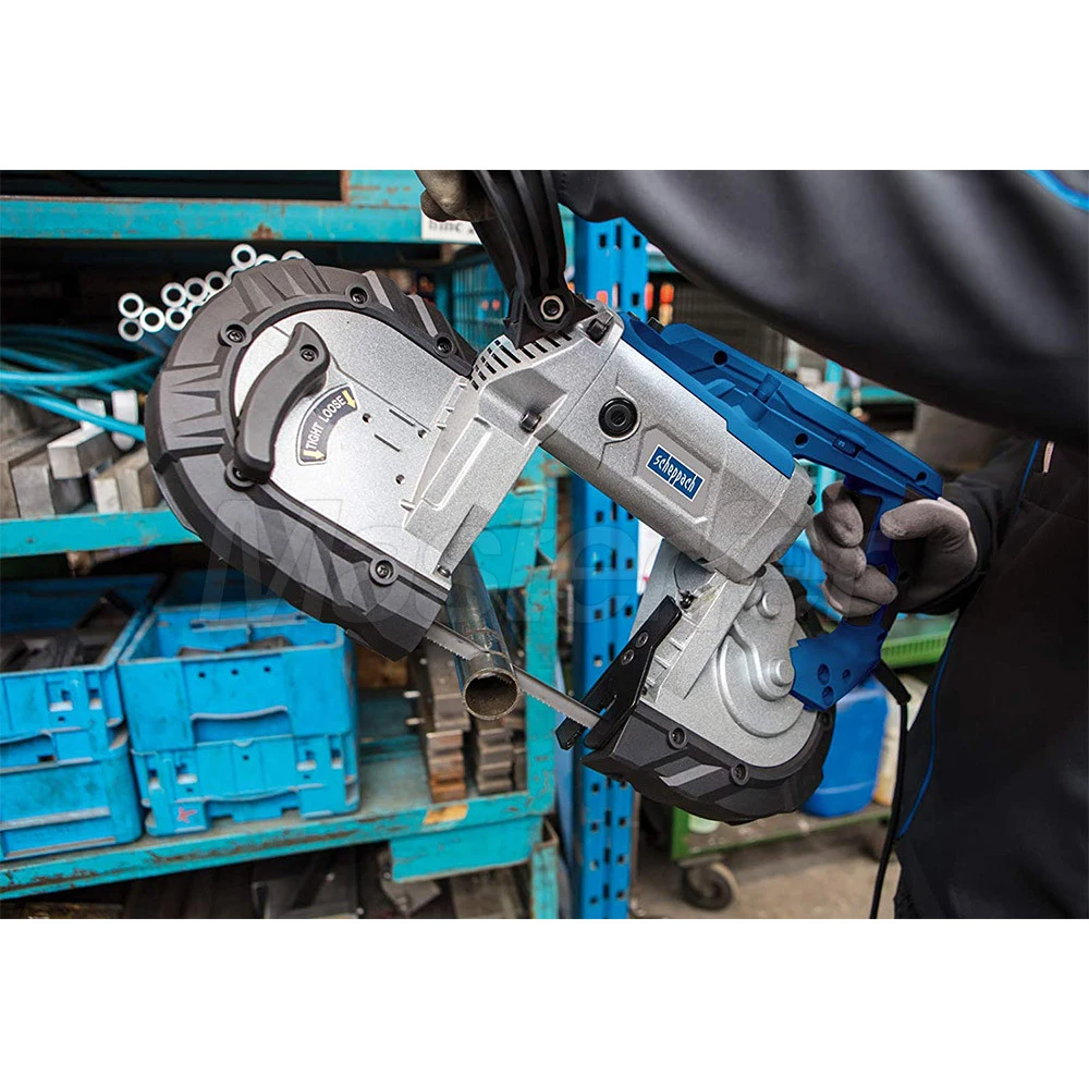 Scheppach MBS1100 - Segatrice A Nastro Portatile Per Ferro 8 Scheppach MBS1100 - Segatrice A Nastro Portatile Per Ferro - immagine 6