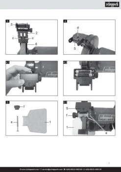 SCHEPPACH Sm200lb Luce Led Smerigliatrice Da Banco Mola E Spazzola 200mm 500W 220V -Scheppach sm200lb1