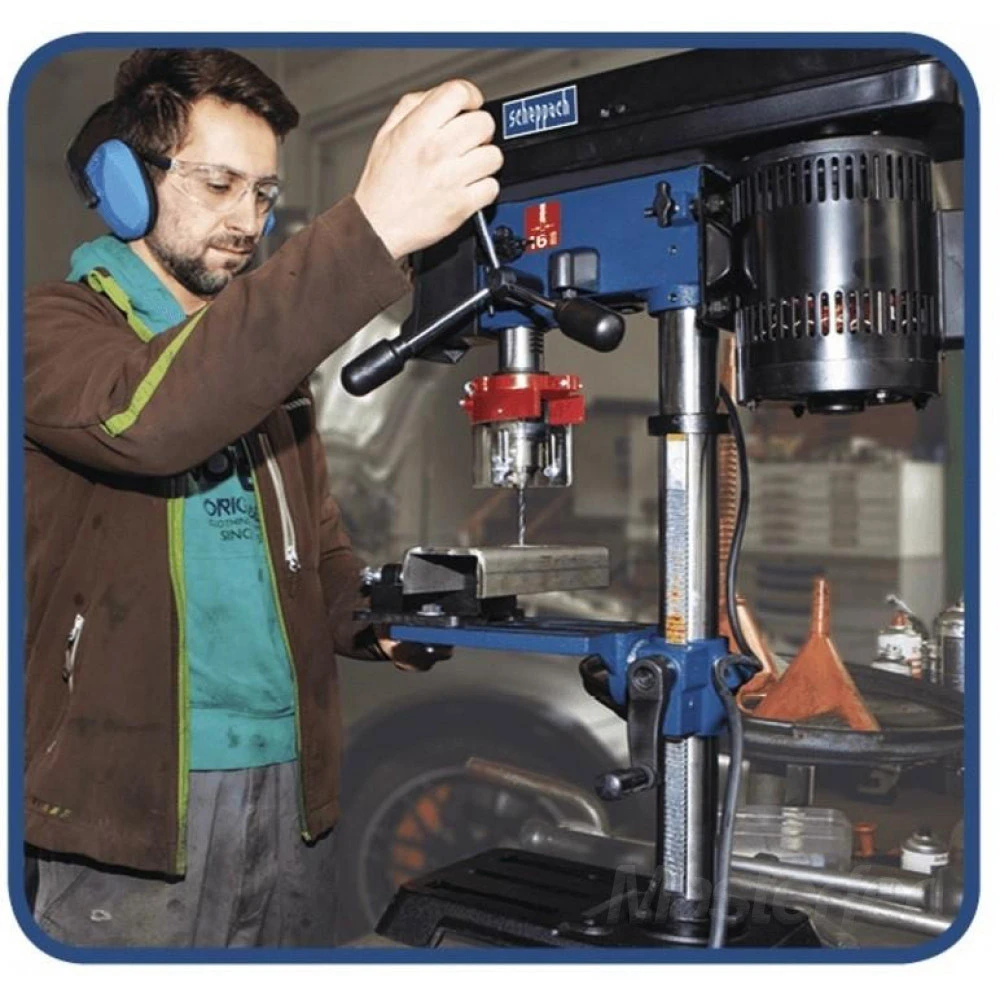 Scheppach DP16SL - Trapano A Colonna Da Banco Con Laser E Morsa 5 Scheppach DP16SL - Trapano A Colonna Da Banco Con Laser E Morsa - immagine 3