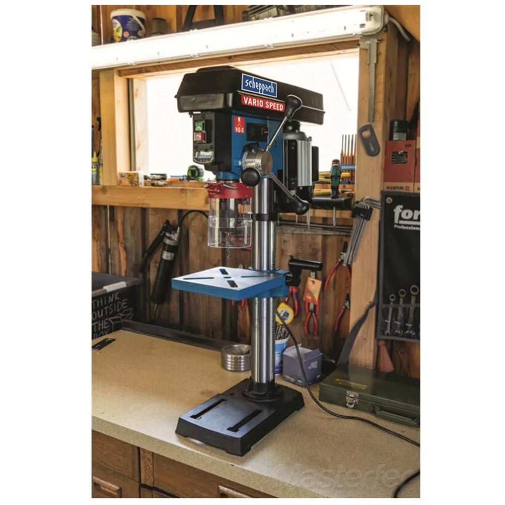 Scheppach DP19VARIO - Trapano A Colonna Con Regolazione Di Velocità E Laser 7 Scheppach DP19VARIO - Trapano A Colonna Con Regolazione Di Velocità E Laser - immagine 5