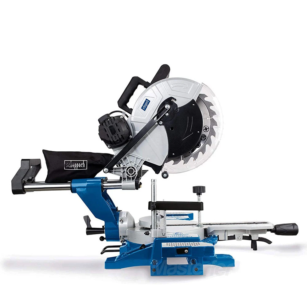 Scheppach HM104L - Troncatrice Radiale Per Legno D.305 + Doppia Lama 24T E 48T 8 Scheppach HM104L - Troncatrice Radiale Per Legno D.305 + Doppia Lama 24T E 48T - immagine 6