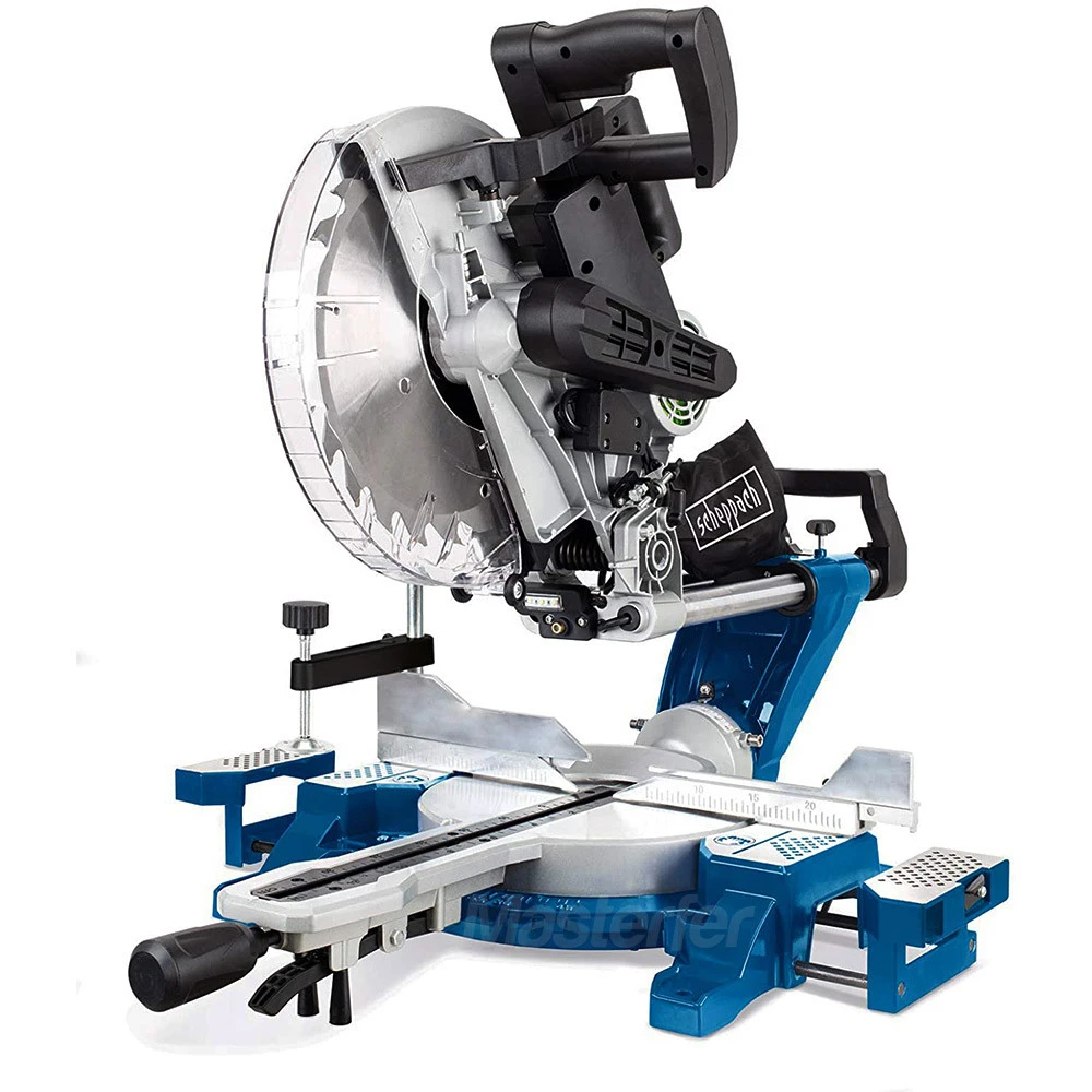 Scheppach HM104L - Troncatrice Radiale Per Legno D.305 + Doppia Lama 24T E 48T 6 Scheppach HM104L - Troncatrice Radiale Per Legno D.305 + Doppia Lama 24T E 48T - immagine 4